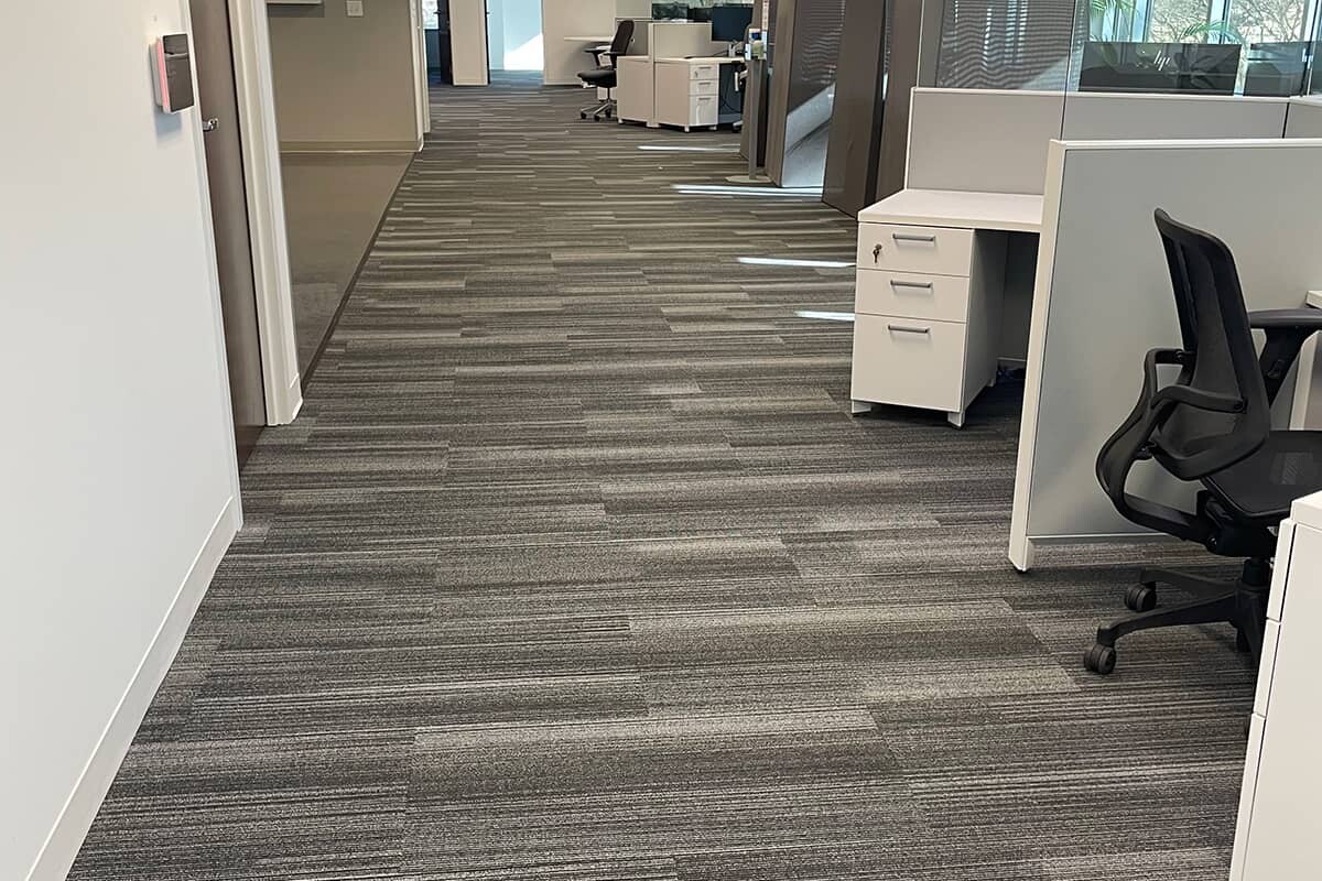 occupied office flooring replacement